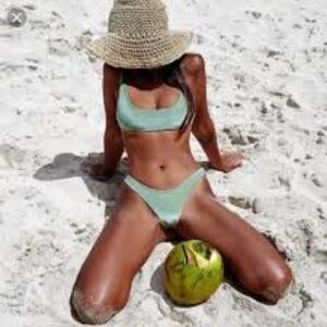 Triangl light green Bikini Size L Top and M Bottom